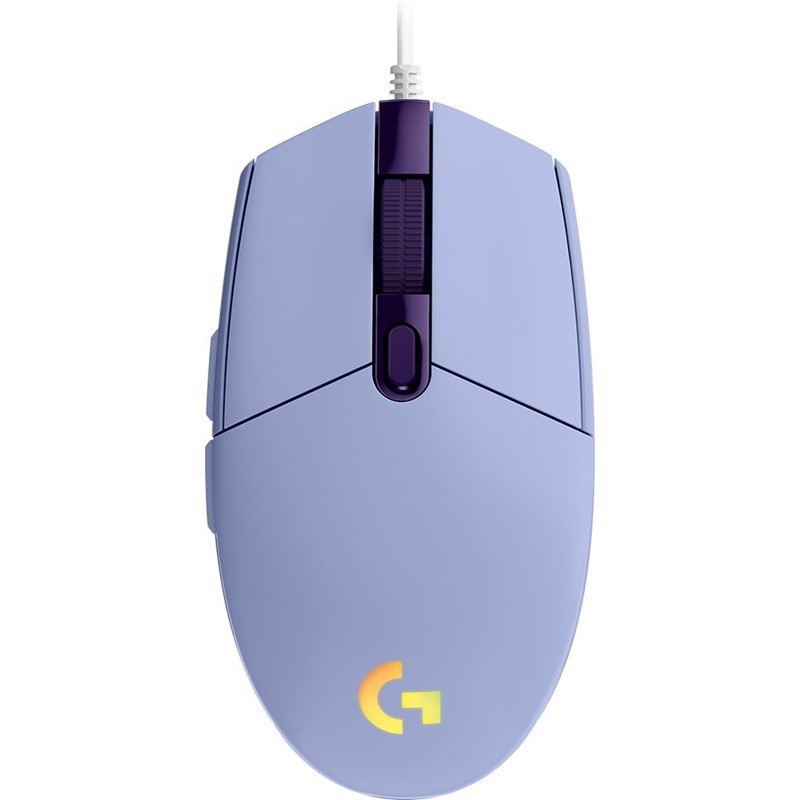 Logitech G203 LIGHTSYNC RGB Lighting Gaming Mouse - White