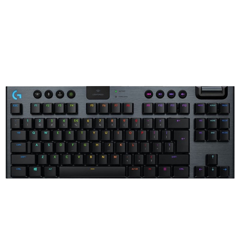 Logitech G915 TKL LIGHTSPEED Wireless RGB Mechanical Gaming Keyboard - Clicky