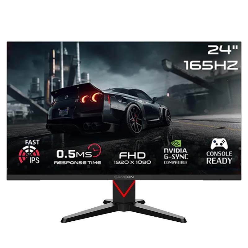 GAMEON GOE24FHD165IPS Epic Series 24" FHD, 165Hz, 0.5ms, HDMI 2.1, IPS Gaming Monitor (Supports PS5) - Black