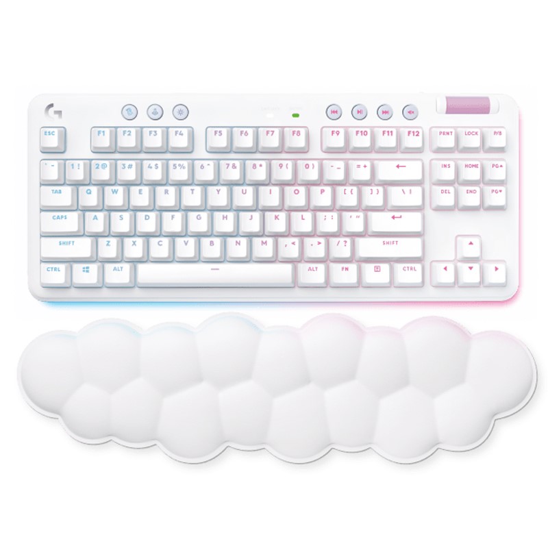 Logitech G715 TKL Wireless Tactile Mechanical Gaming Keyboard - Off White