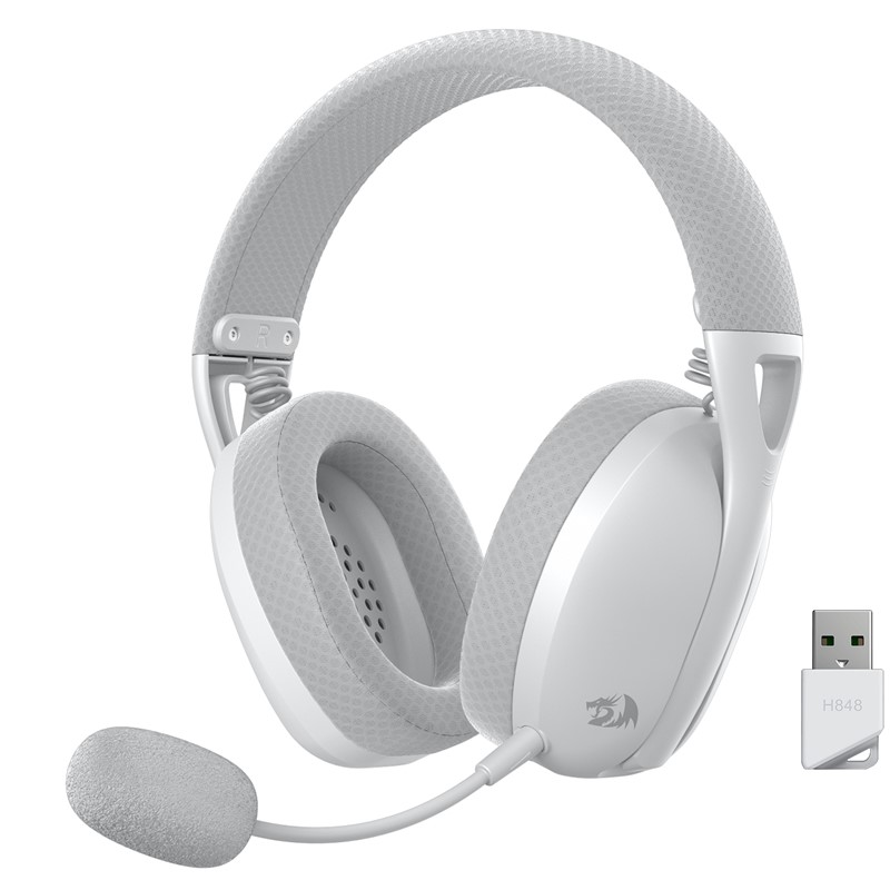 Redragon IRE Pro Ultra-Light 7.1 Surround Sound Wireless Gaming Headset For PC, Mac, PS4, Switch and Phone