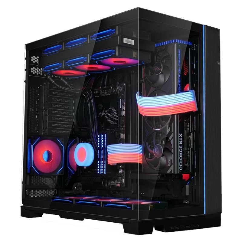 LIAN LI O11 Dynamic EVO XL RGB Tempered Glass Full Tower Gaming PC Case - Black (Fans Not Included)