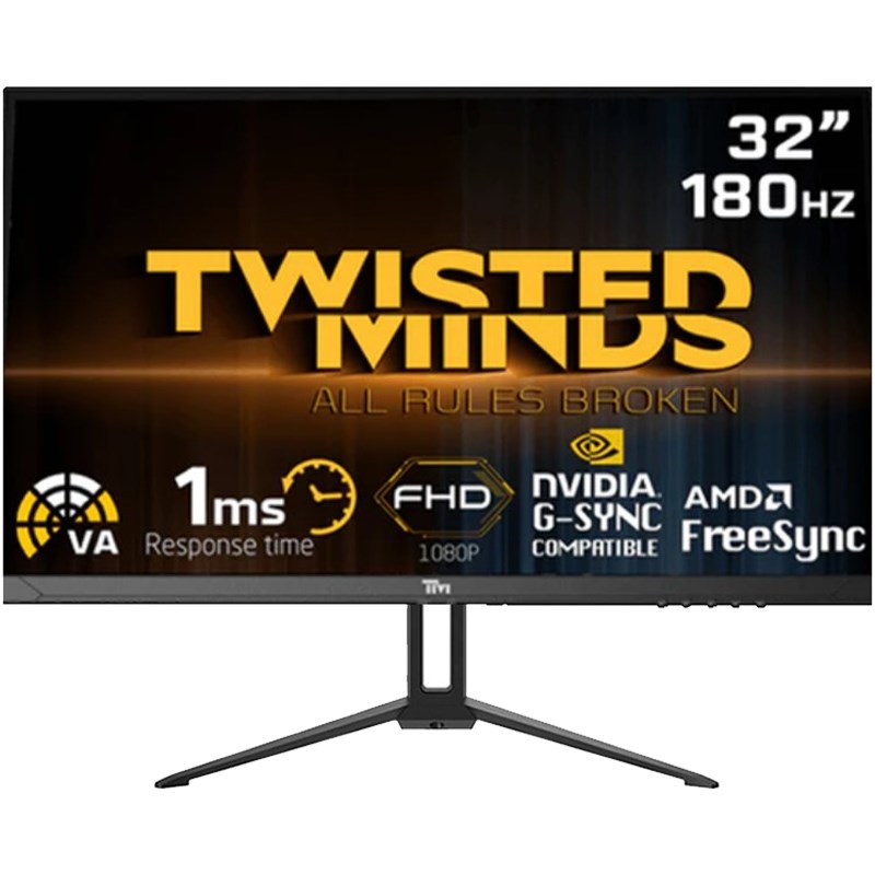 Twisted Minds TM32FHD180VA 32" FHD VA,180Hz, 1ms, Gaming Monitor