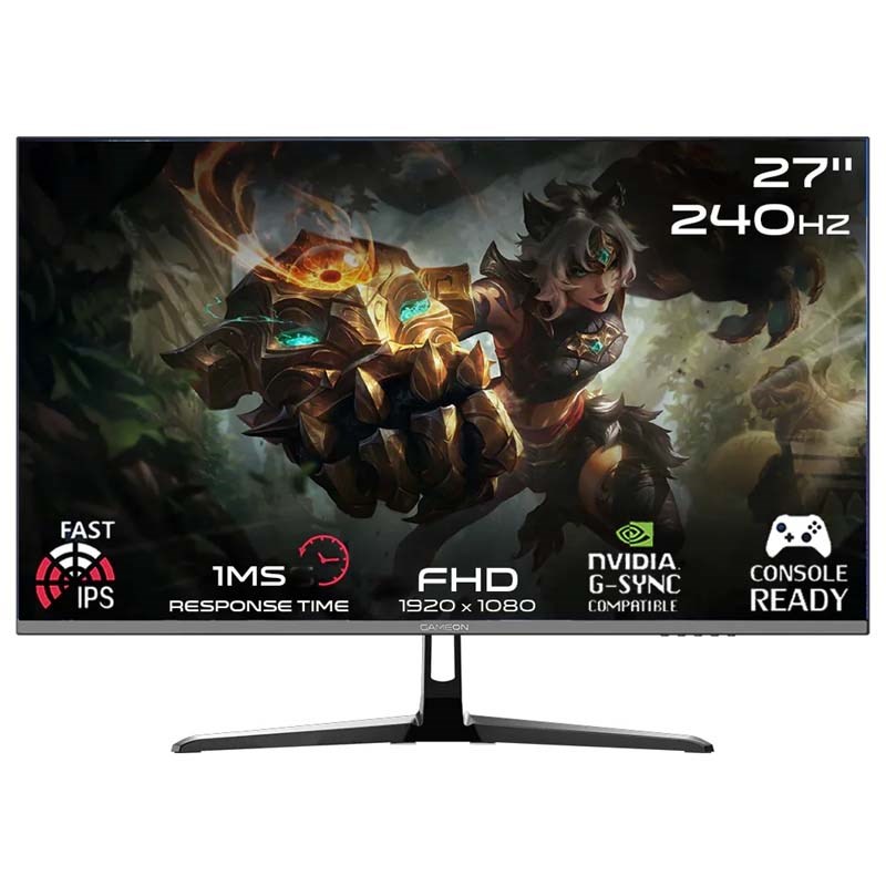 GAMEON GOESP27240IPS 27" FHD, 240Hz, 0.5ms Fast IPS HDMI 2.1 Gaming Monitor (Support PS5)