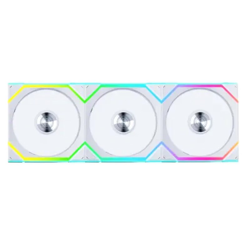 LIAN LI UNI FAN SL Wireless 120mm ARGB Case Fans (3 Pack) - White
