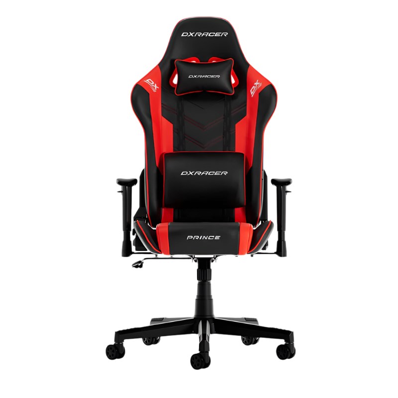 DXRacer Prince P132 Gaming Chair - Black/Red