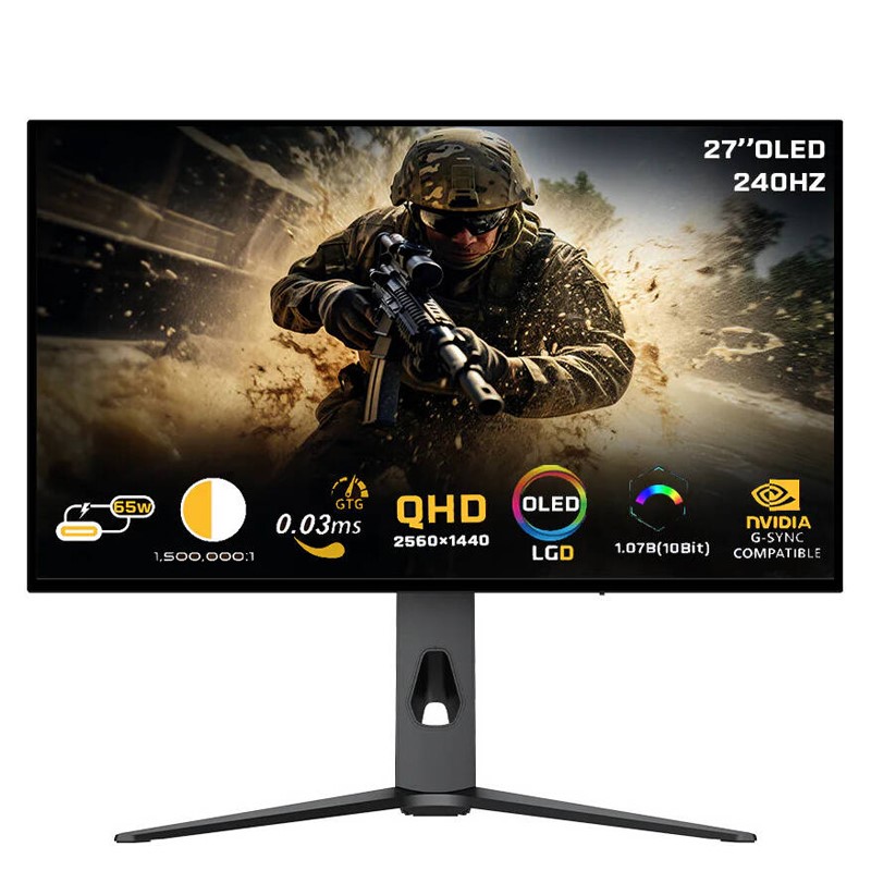 Twisted Minds 27" Prestige X Series OLED QHD 240Hz, 0.3 ms, HDMI 2.1 Gaming Monitor