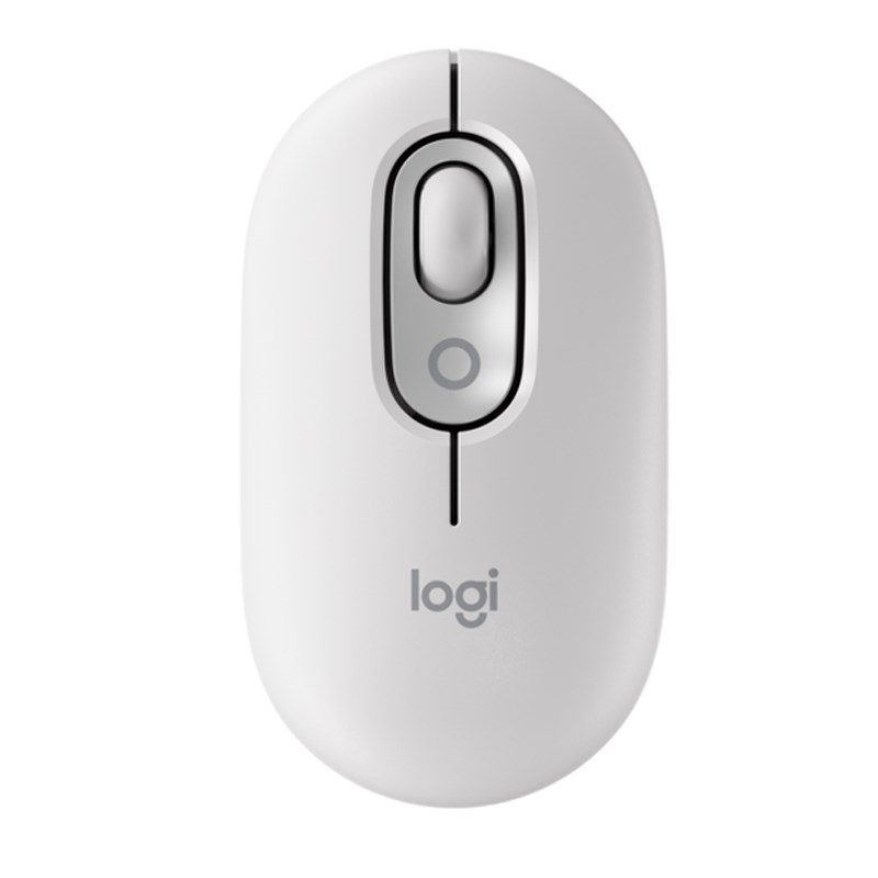 Logitech POP Mouse with Emoji - Off White