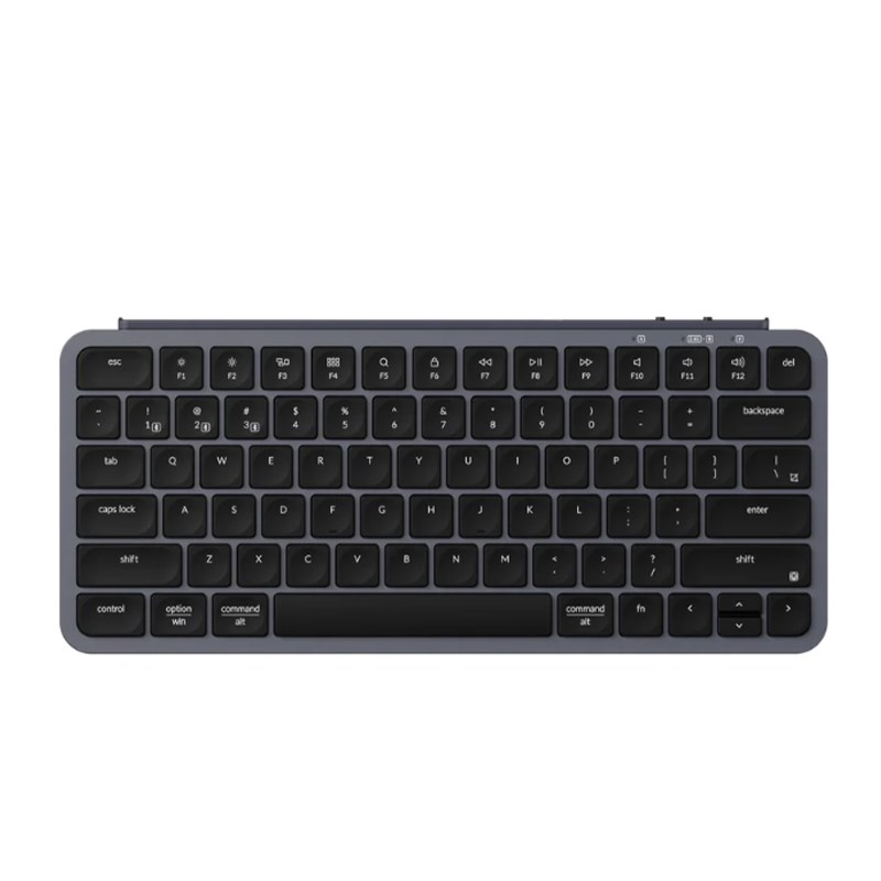 Keychron B1 Pro Ultra-Slim Wireless 75% ZMK Custom Keyboard for Windows & Mac - Space Grey