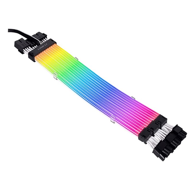LIAN LI STRIMER Wireless 3x8 Pin RGB Extension Cable - Black