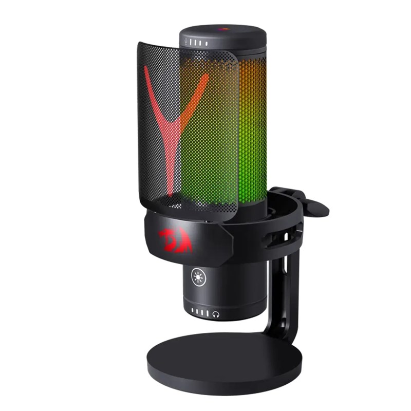 Redragon FENRIS GM301 RGB USB Streaming Microphone - Black