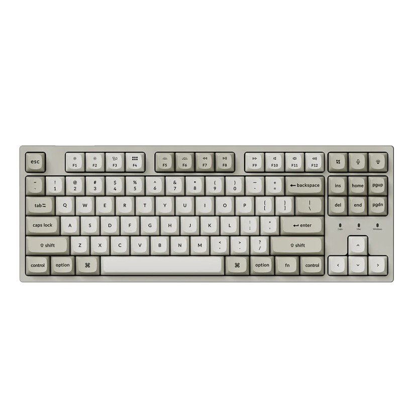 Keychron C1 Pro 8K QMK TKL (80%) Wired Mechanical Keyboard Connectivity Type-C - (Arabic Layout)