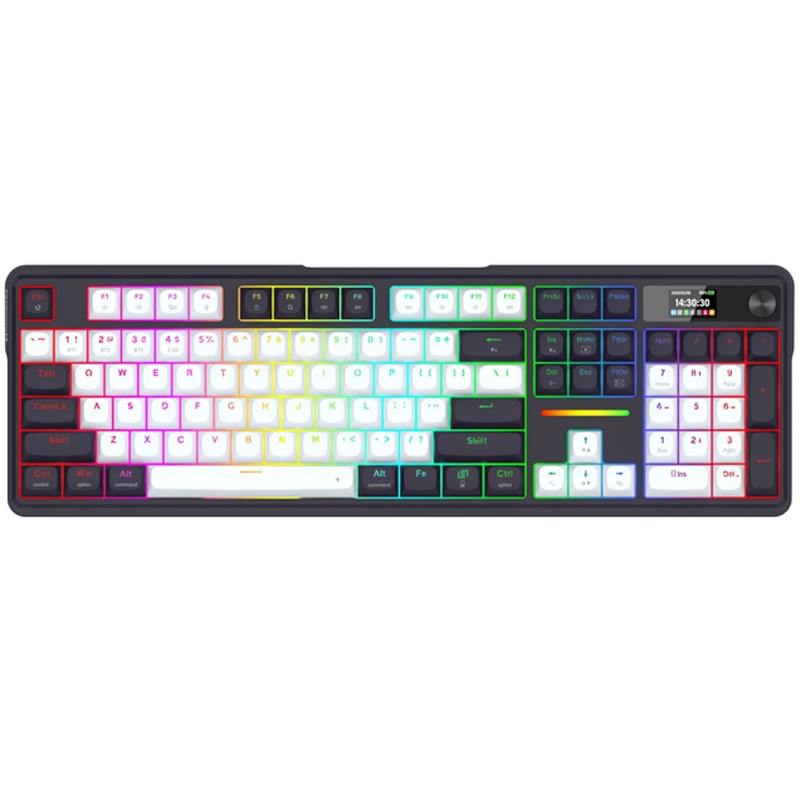 Redragon TERRAFLARE K762 PRO Tri Mode Connectivity (Wired & 2.4G & BT) Gaming Keyboard