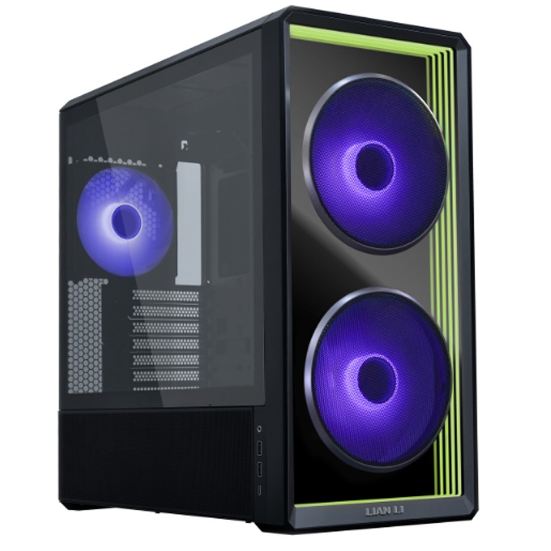 LIAN LI Lancool 217 INF Mid Tower ATX Gaming Case - Black (3 Fans Included)