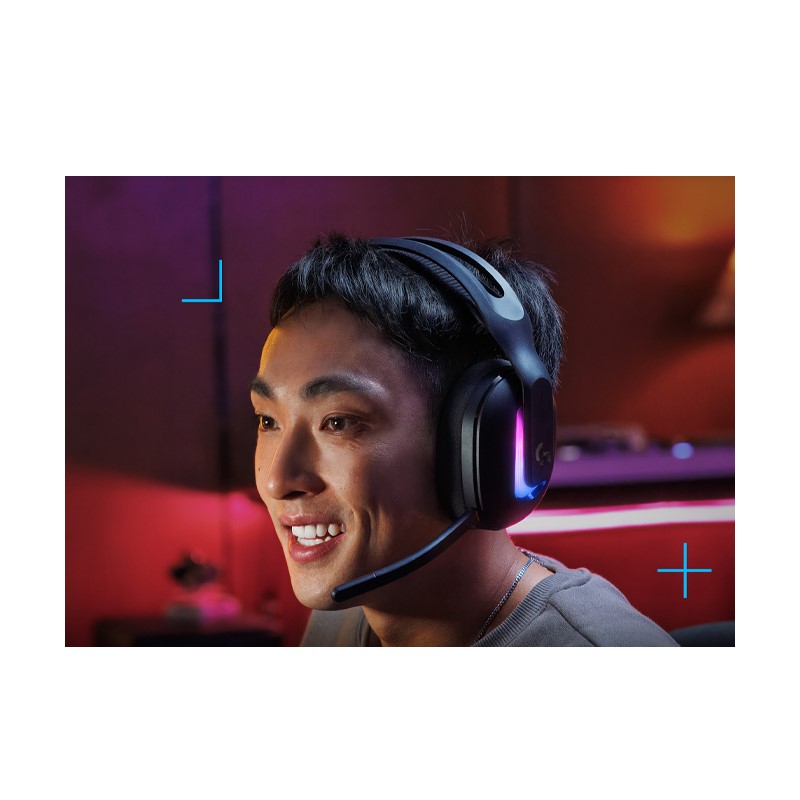 Logitech G522 LightSpeed Tri-Mode Wireless/Bluetooth/Wired Lightsync RGB Gaming Headset - Black