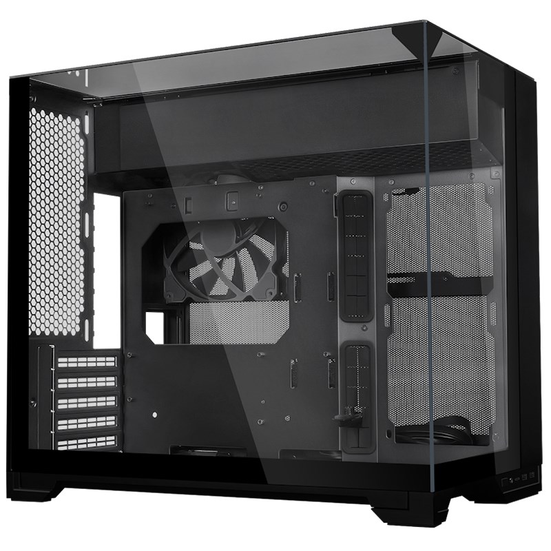 LIAN LI O11 Vision-M Micro ATX Gaming Case - Black (1 FAN Included)