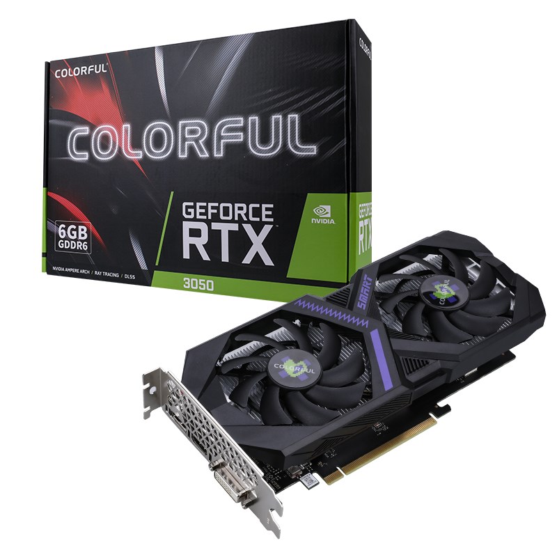 Colorful GeForce RTX 3050 6GB V4-V GDDR6 Gaming Graphics Card