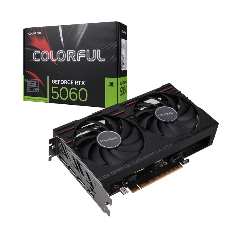 Colorful GeForce RTX 5060 Gaming DUO 8GB-V GDDR7 Gaming Graphics Card