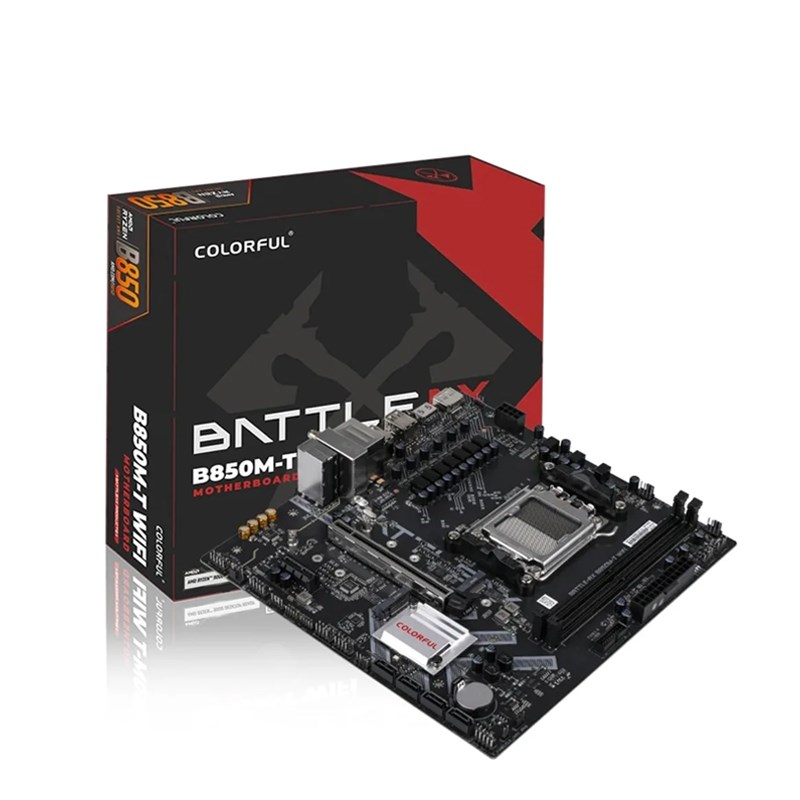 Colorful BATTLE-AX B850M-T WIFI Ver1.4 AMD AM5 DDR5 M-ATX Gaming Motherboard