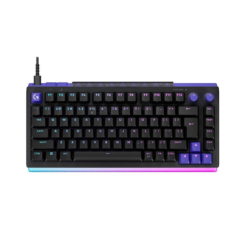 Logitech G512 X 75 TMR Analog / Mechanical Wired Gaming Keyboard, Tactile Switch - Black (US Layout)