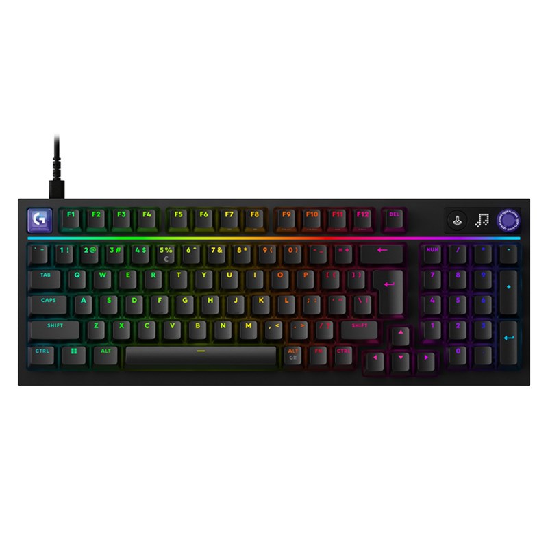 Logitech G316 X 98% Wired Mechanical Gaming Keyboard, Tactile Switch - Black (US Layout)